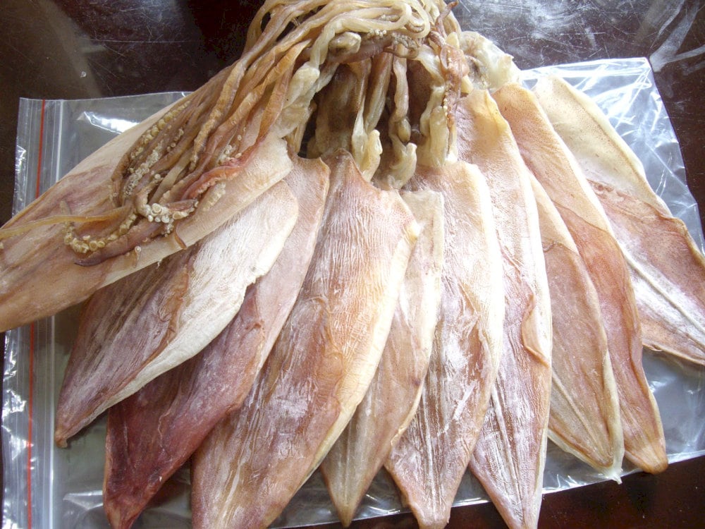 Đặc sản mực khô Quảng Bình